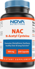 Nova Nutritions N-Acetyl L-Cysteine (NAC) 600mg - 250 Capsules